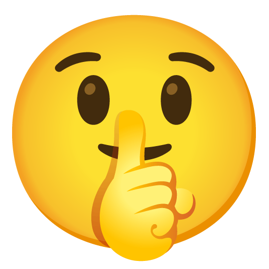 shushing face astonished