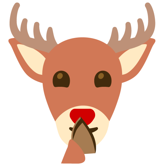shushing face deer