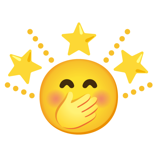 face with hand over mouth star2