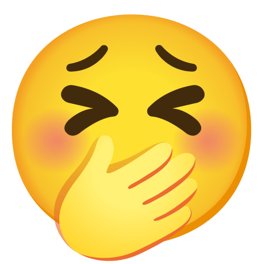 face with hand over mouth tired face