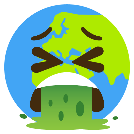 face vomiting earth africa