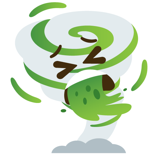 face vomiting tornado