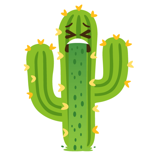 face vomiting cactus