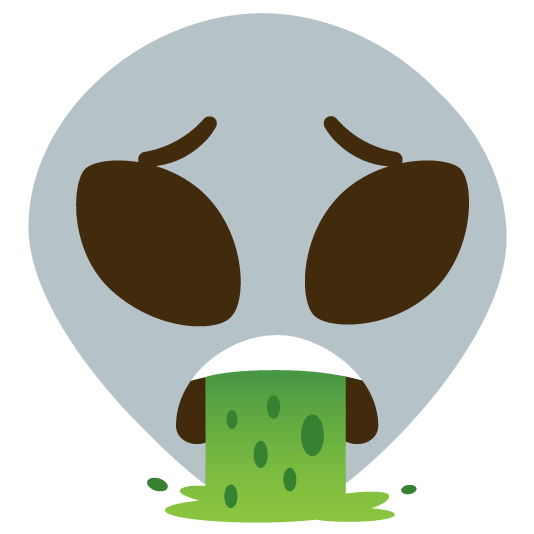 face vomiting alien