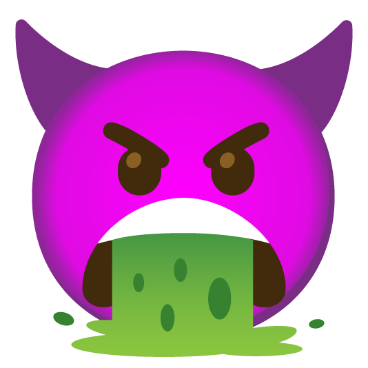face vomiting imp