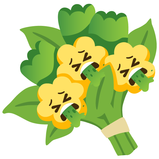 face vomiting bouquet