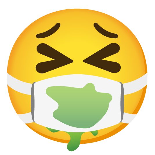 face vomiting mask