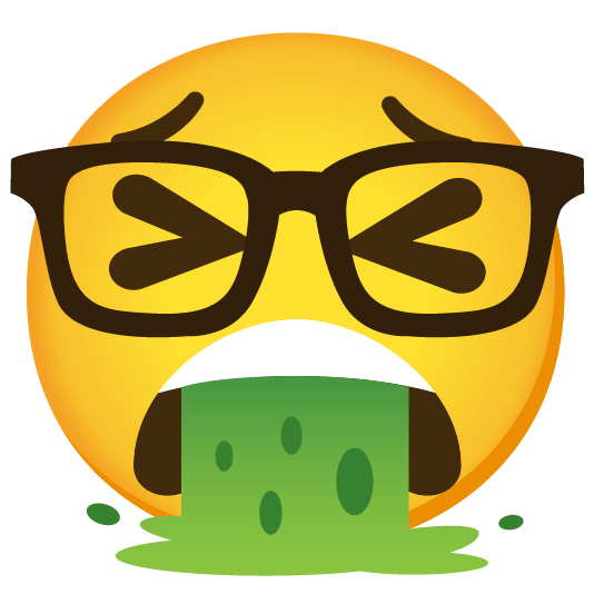 face vomiting nerd face