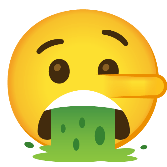 face vomiting lying face