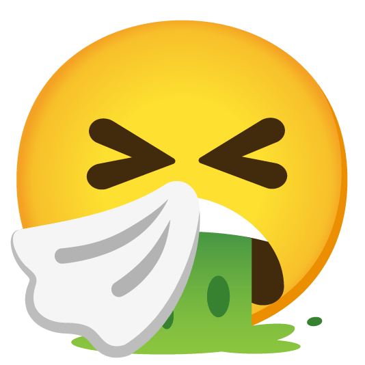 face vomiting sneezing face