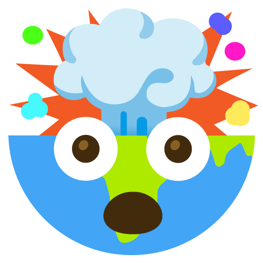 exploding head earth africa