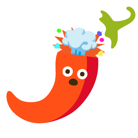 exploding head hot pepper