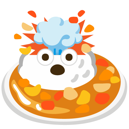 exploding head curry