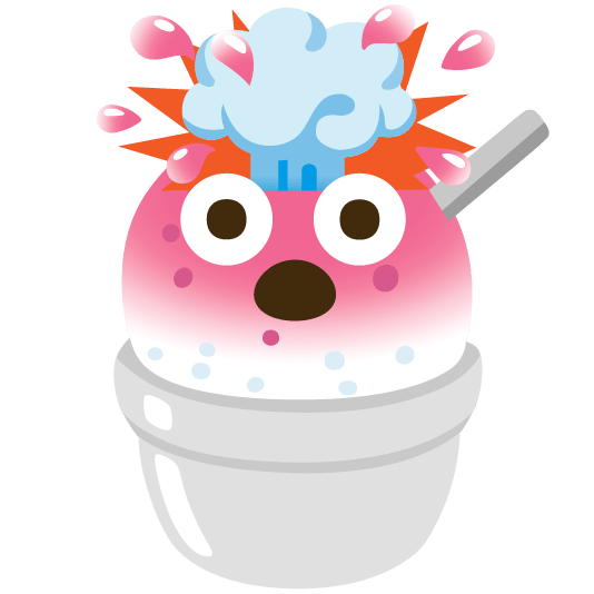 exploding head shaved ice