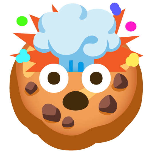 exploding head cookie