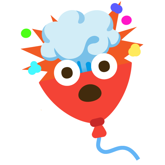 exploding head balloon