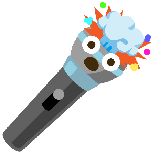 exploding head microphone