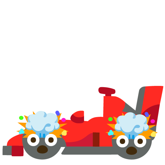 exploding head racing car