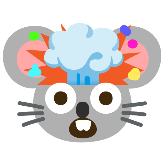 exploding head mouse