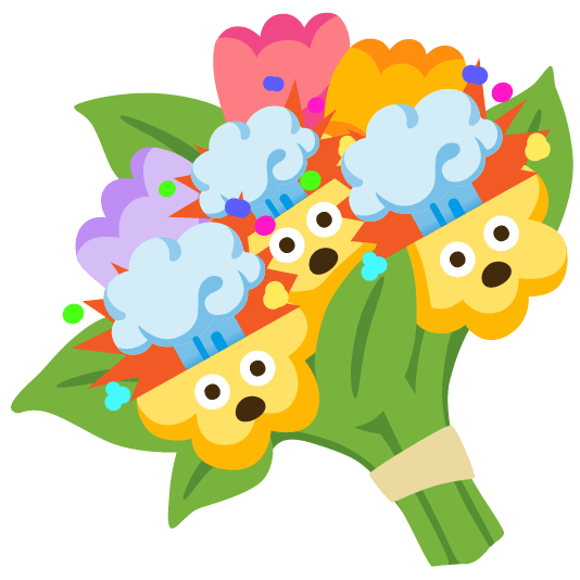 exploding head bouquet