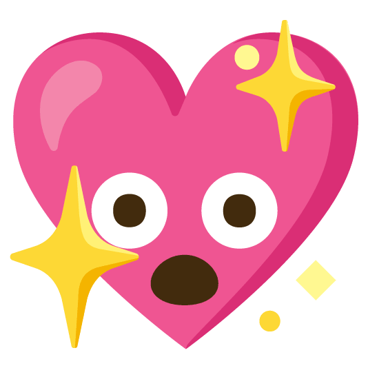 exploding head sparkling heart