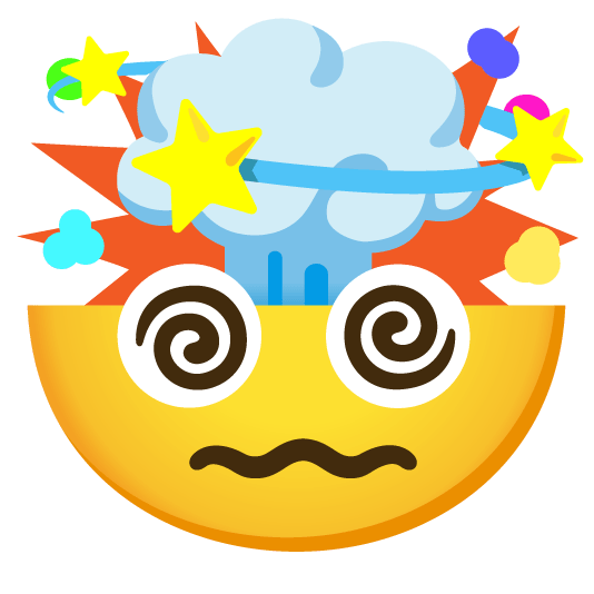 exploding head dizzy