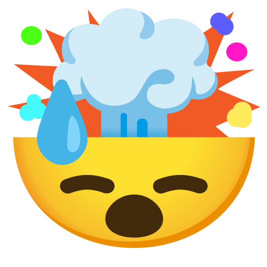 exploding head sweat