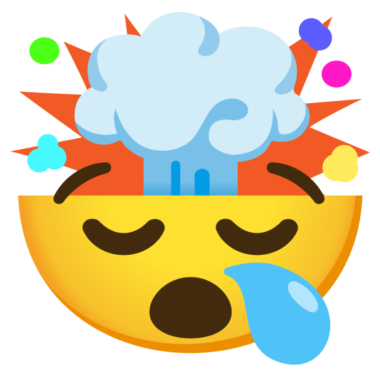 exploding head sleepy