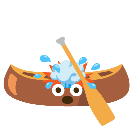 exploding head canoe