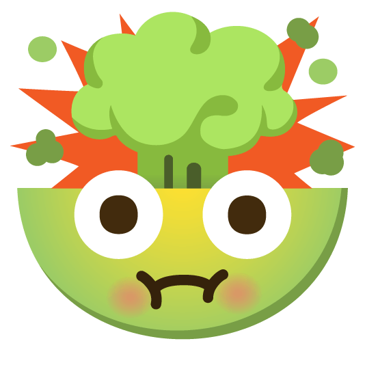 exploding head nauseated face