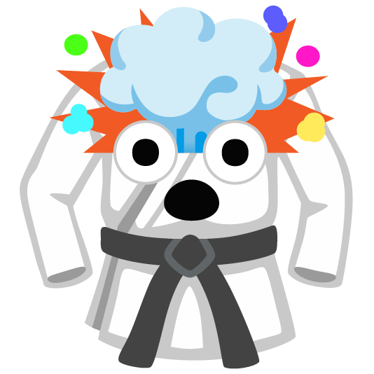 exploding head martial arts uniform