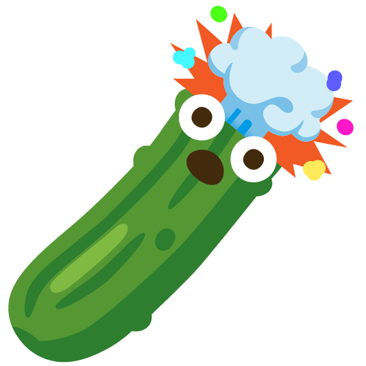 exploding head cucumber