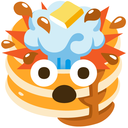 exploding head pancakes