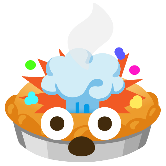 exploding head pie