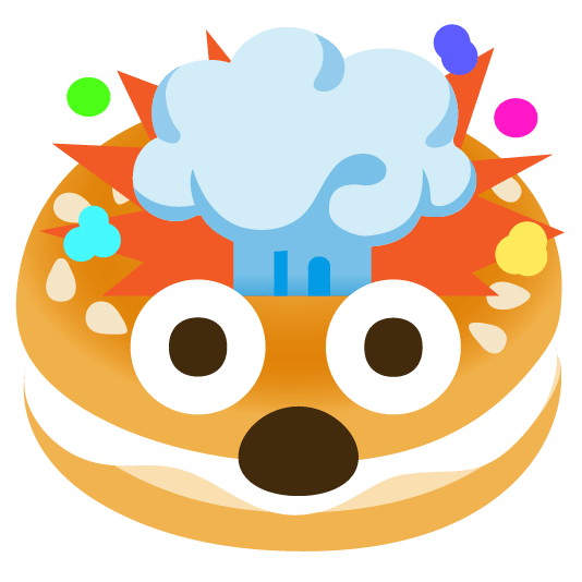 exploding head bagel