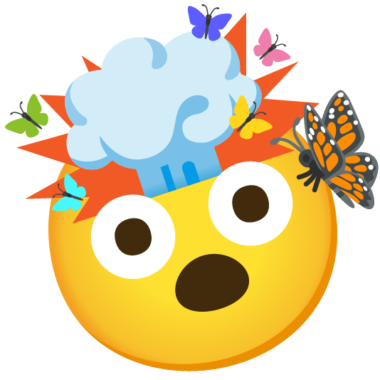 exploding head butterfly