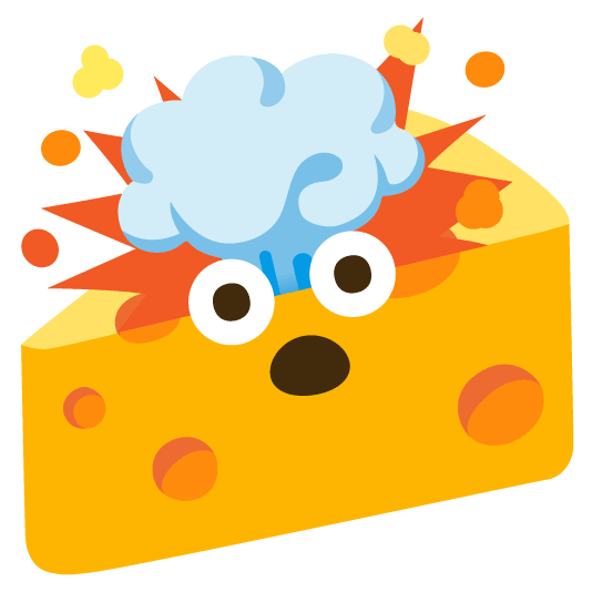 exploding head cheese wedge