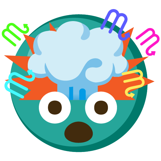 exploding head scorpius