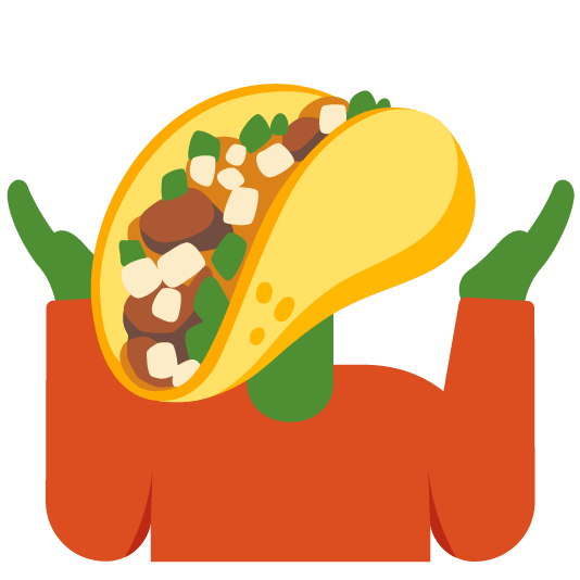 shrug taco
