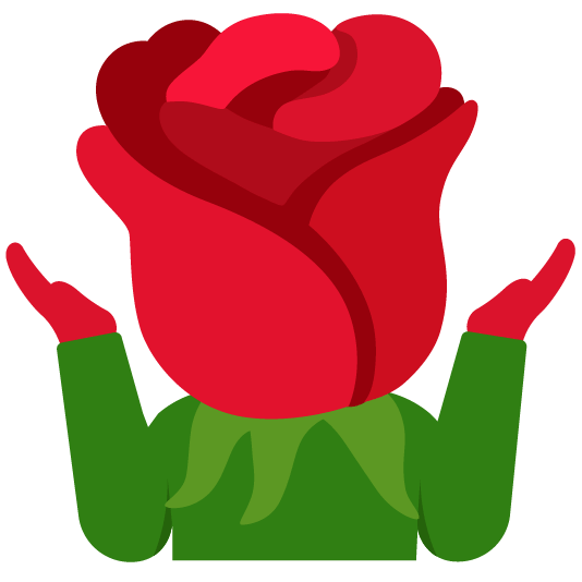 shrug rose