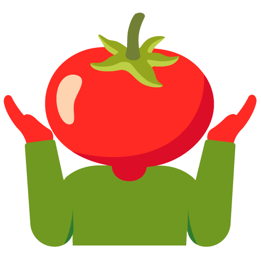 shrug tomato