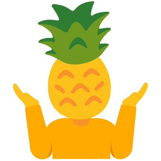 shrug pineapple