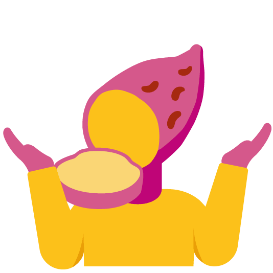 shrug sweet potato
