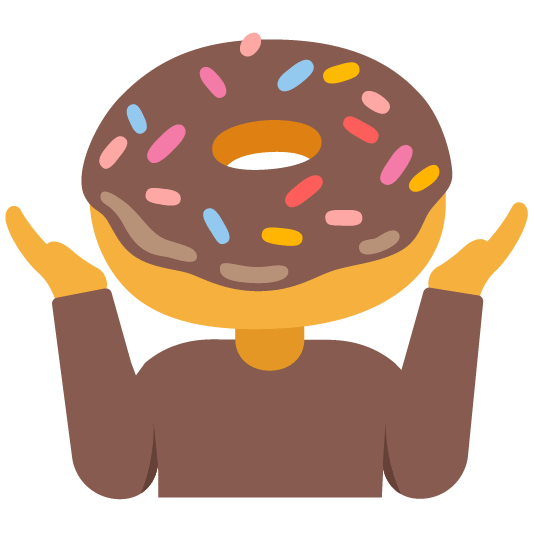 shrug doughnut