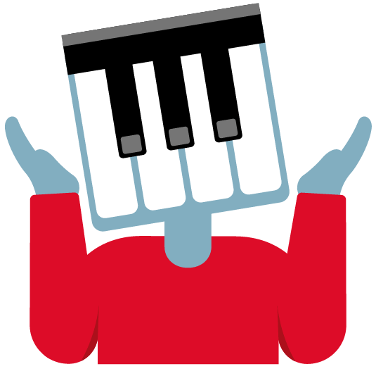 shrug musical keyboard