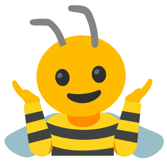 shrug bee