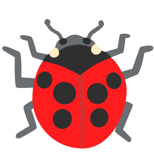 shrug ladybug
