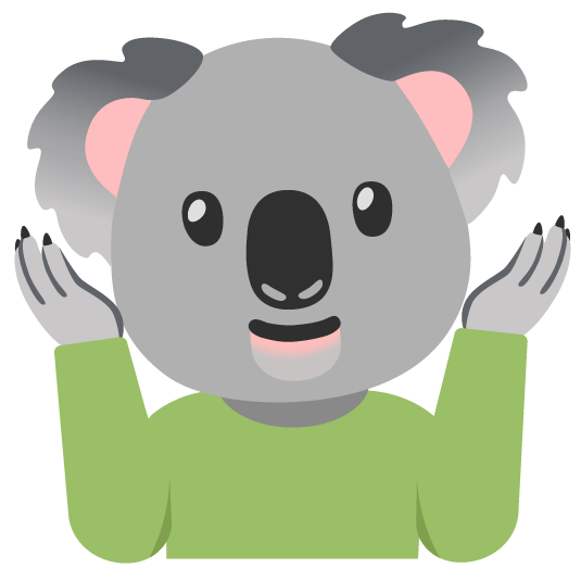 shrug koala