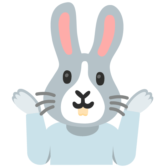 shrug rabbit
