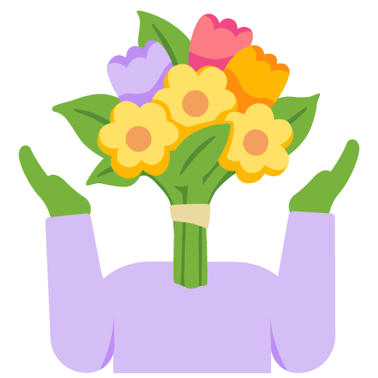 shrug bouquet